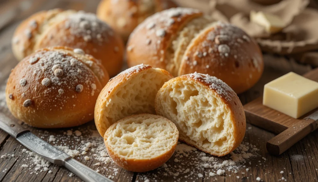 sourdough dinner rolls