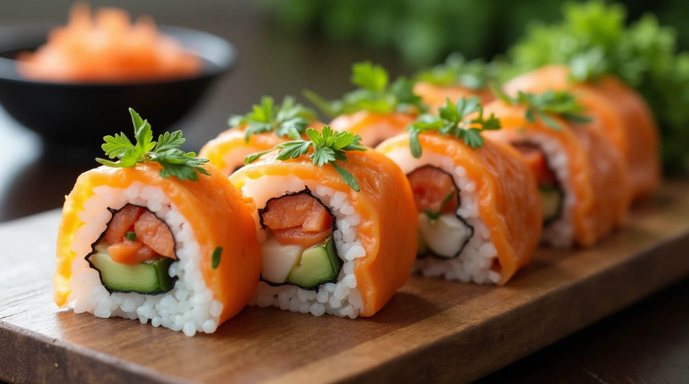 sushi rolls