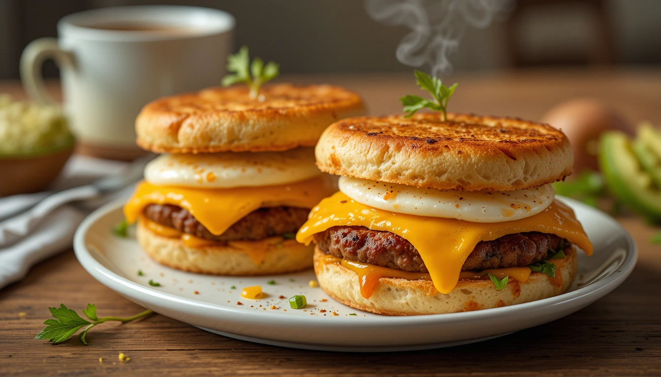 Halloumi Breakfast Sandwiches