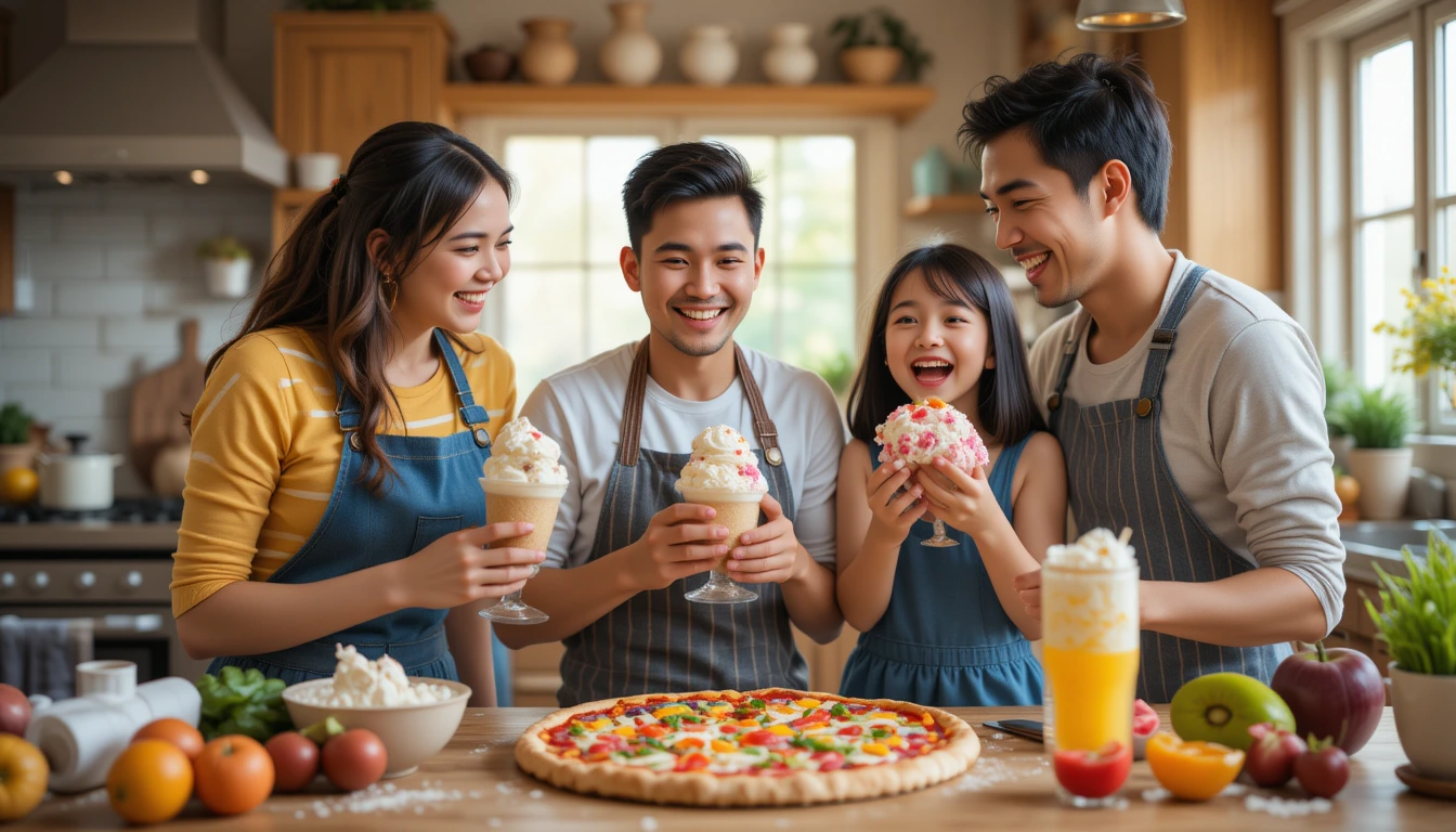 how to Create Memories with Pizza and Ice Cream Fun