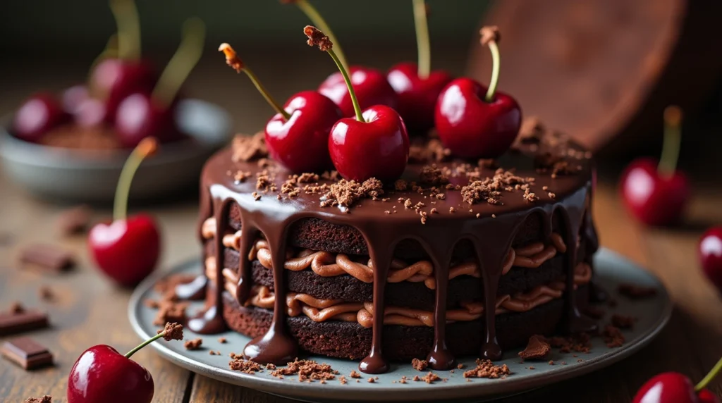 cherry chocolate dream cake