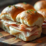 Ham and Cheese Hawaiian Roll