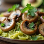 Mushroom and Avocado dinner ideas