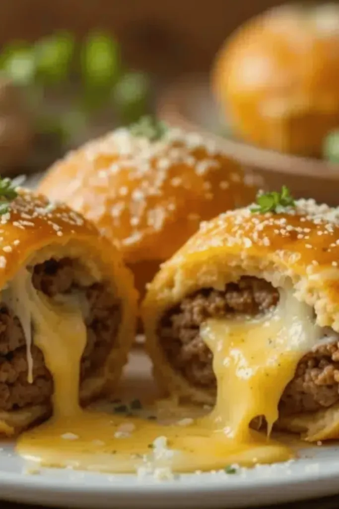 Golden bombs served on a plate with dipping sauce and a side of crispy fries.