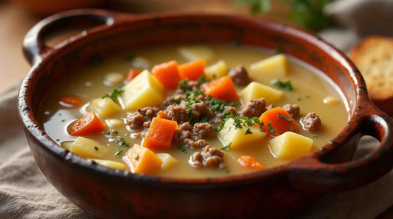 Hamburger Potato Soup