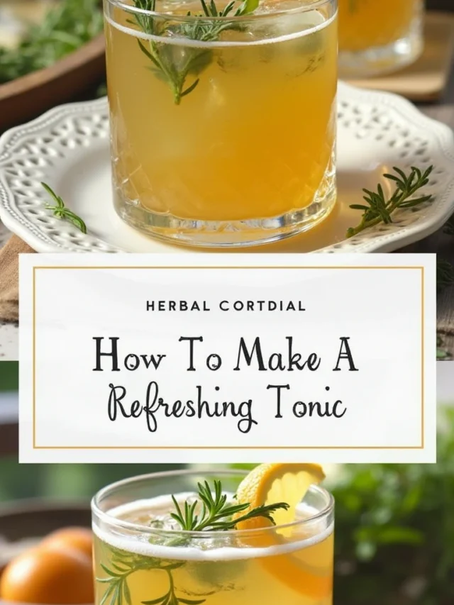 Herbal Cordial Recipe: How To Make A Refreshing Tonic