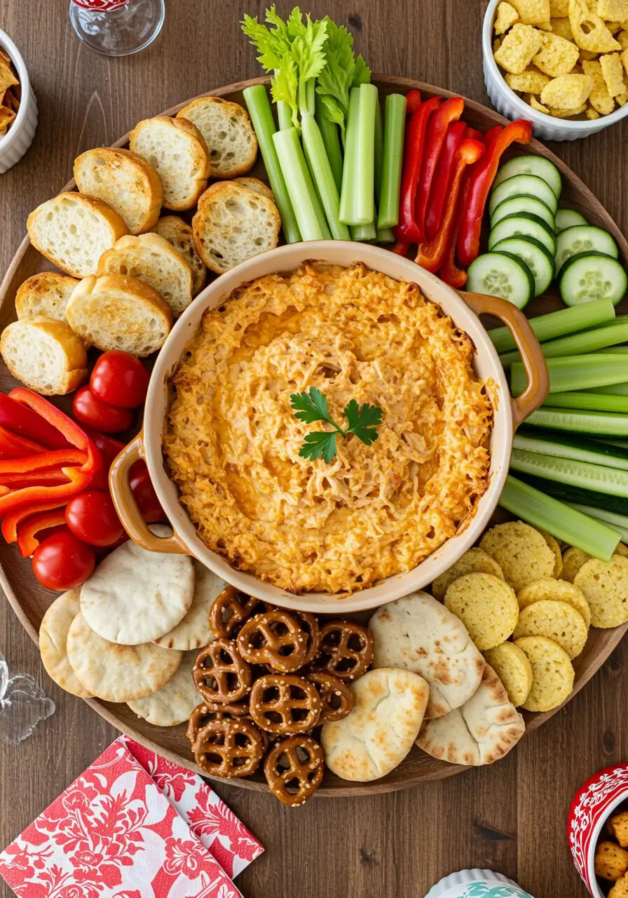 Best dippers for Marry Me Chicken Dip recipe card