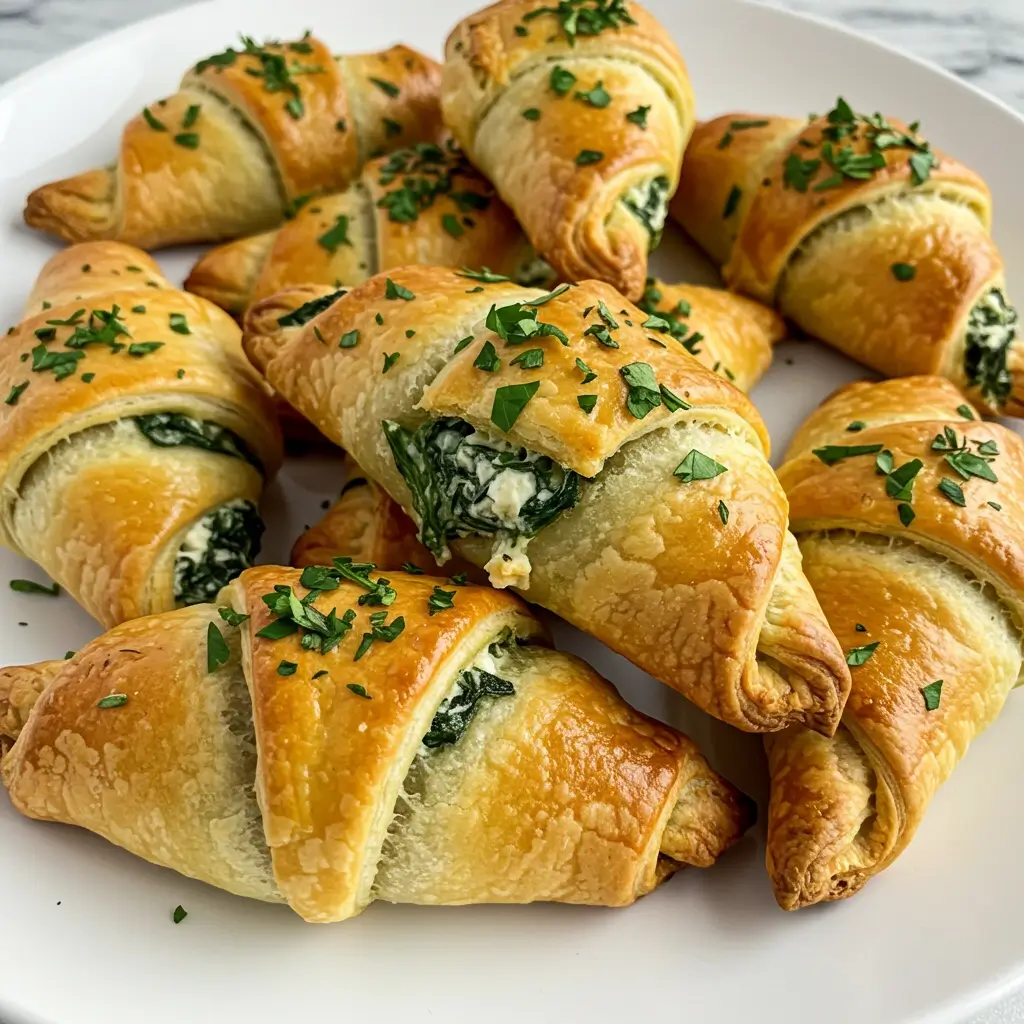spinach-feta-crescent-triangles