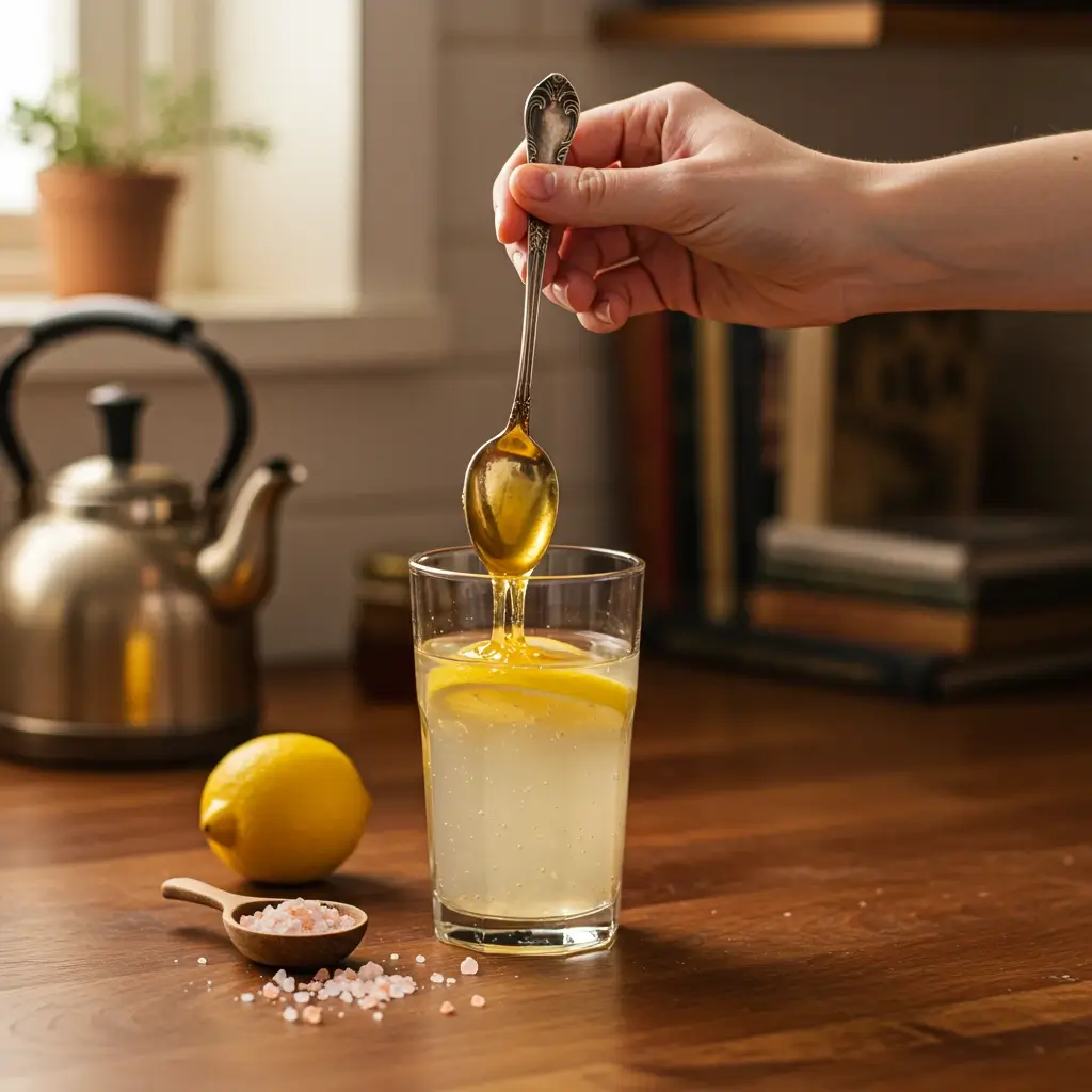 stirring-honey-pink-salt-drink