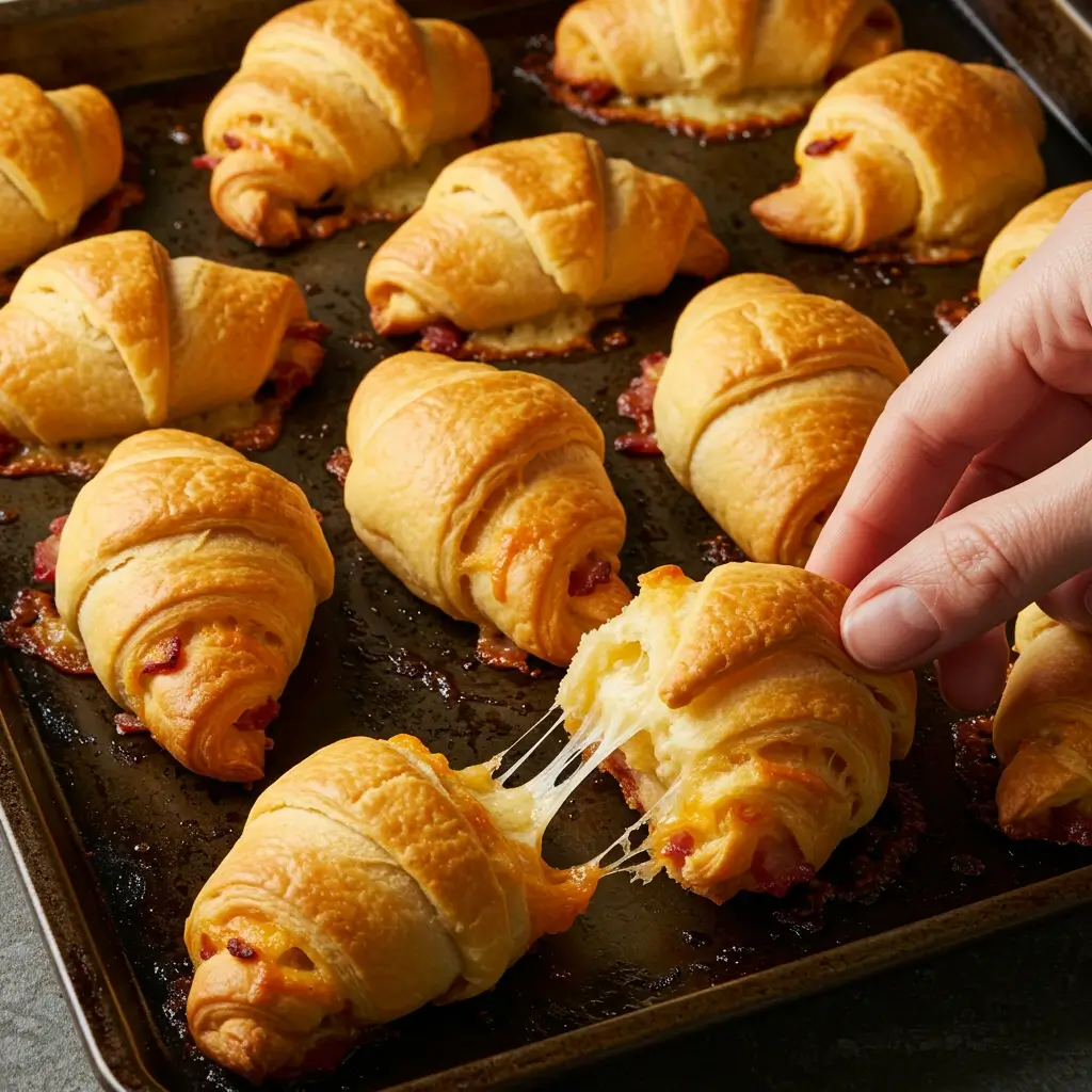 turkey-bacon-cheese-crescent-rolls