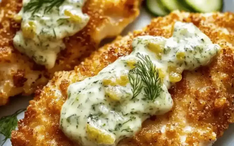 Crispy Dill Pickle Parmesan Chicken