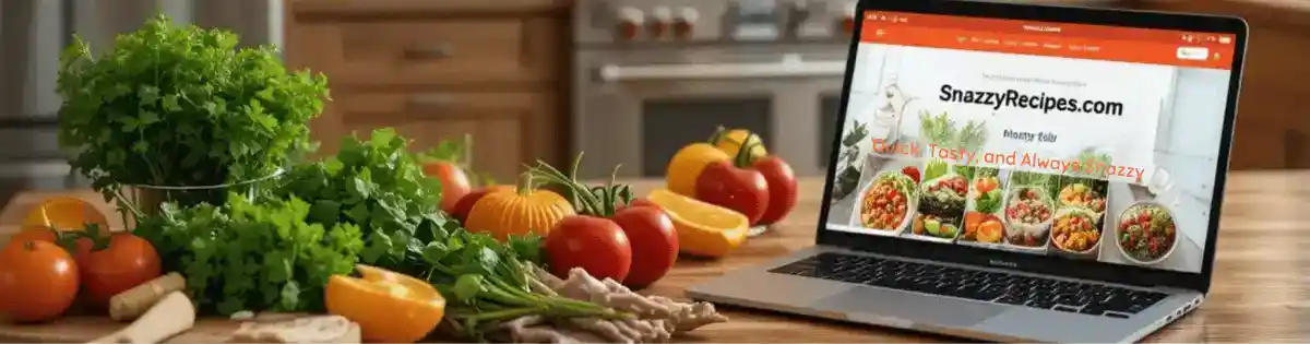 Delicious homemade comfort food on a rustic table – easy recipes and quick meals from Snazzy Recipes