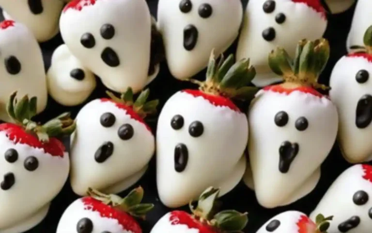 Spooky Strawberry Ghosts Recipe: Easy and Delicious Halloween Treats