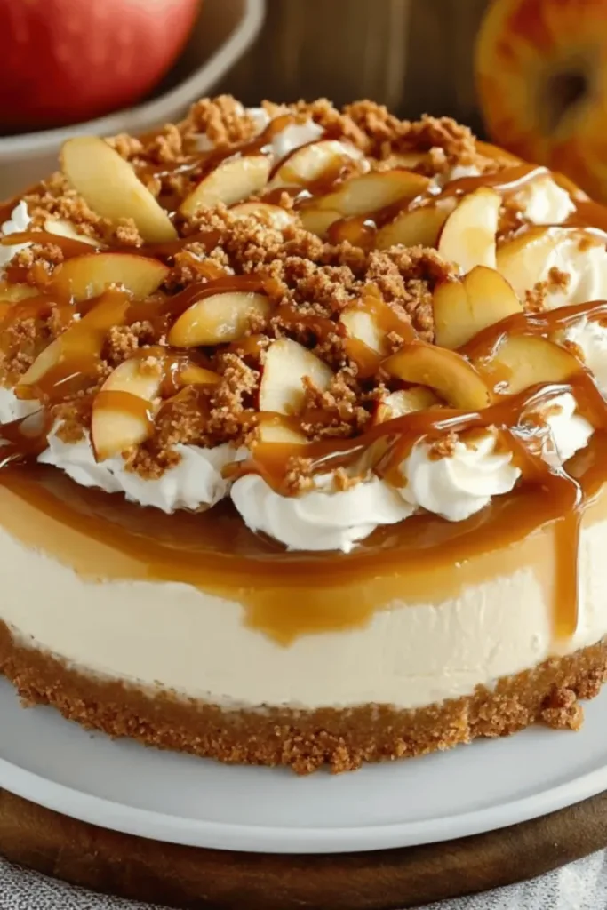 Caramel Apple Cheesecake 