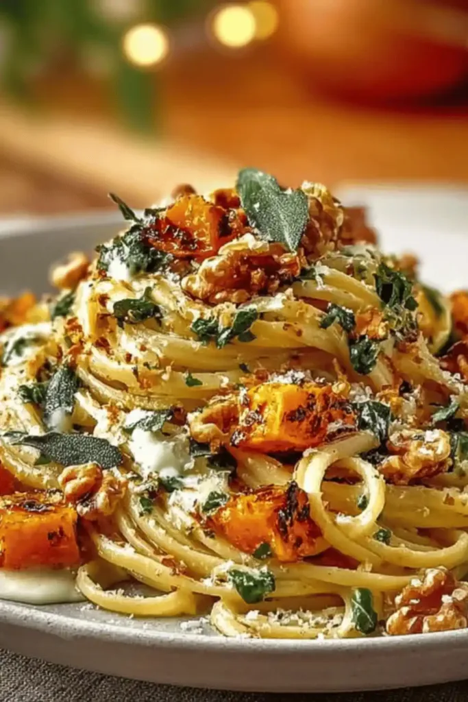 Butternut Squash and Sage Pasta