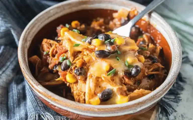 Crockpot Chicken Enchiladas Casserole: Easy, Cheesy, andComforting Slow Cooker Dinner