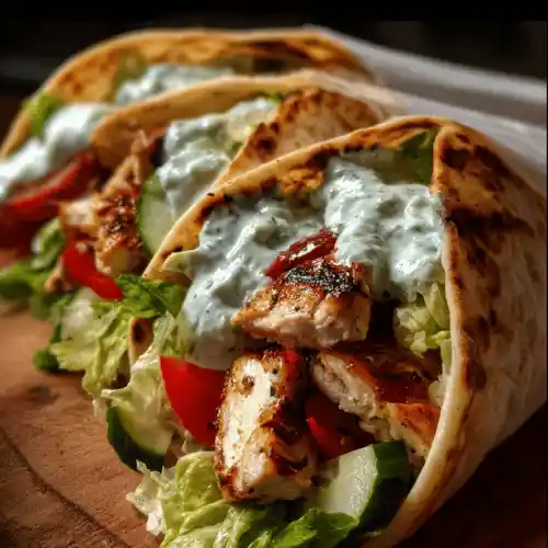 Mediterranean Chicken Gyros recipe