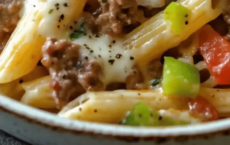 Philly Cheesesteak Pasta: A Hearty and Comforting Family Favorite