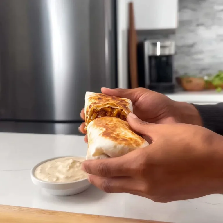 Delicious Chicken Caesar Wrap with grilled chicken and fresh romaine lettuce