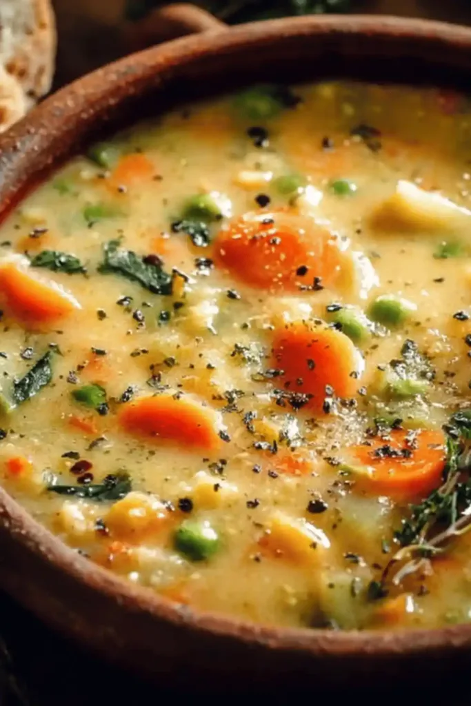 Best One-Pot Creamy Vegetable Soup Ever