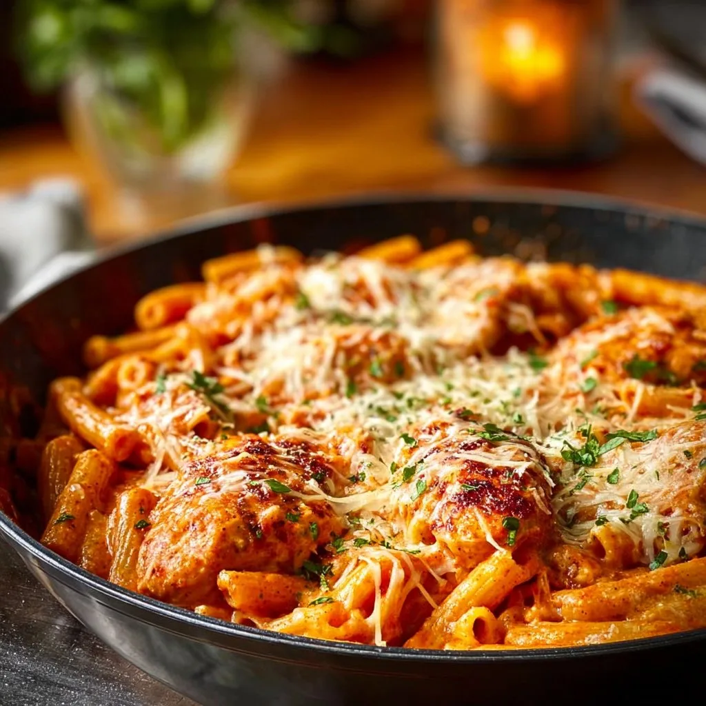 One-Pot Chicken Parmesan Pasta