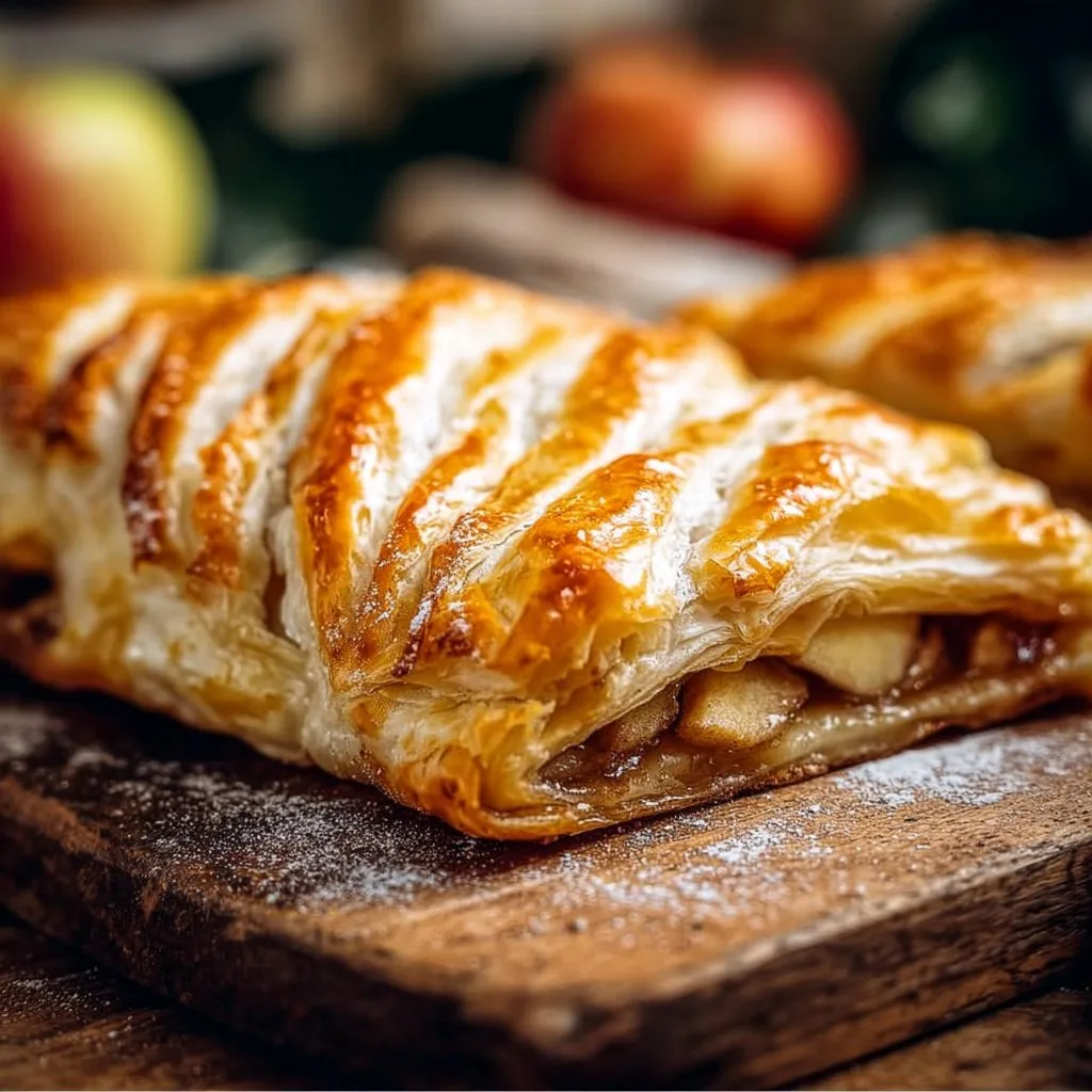 Puff Pastry Apple Strudel