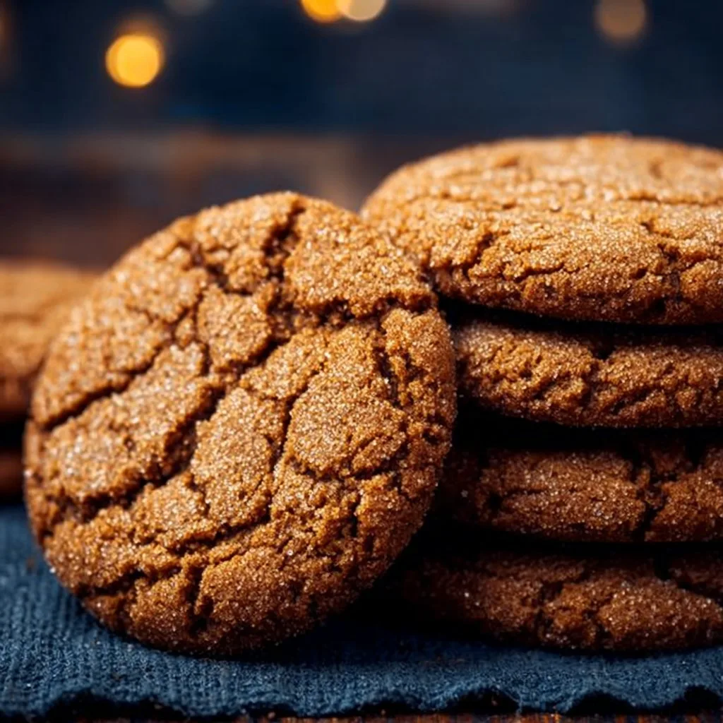 Chewy Ginger Molasses Cookies