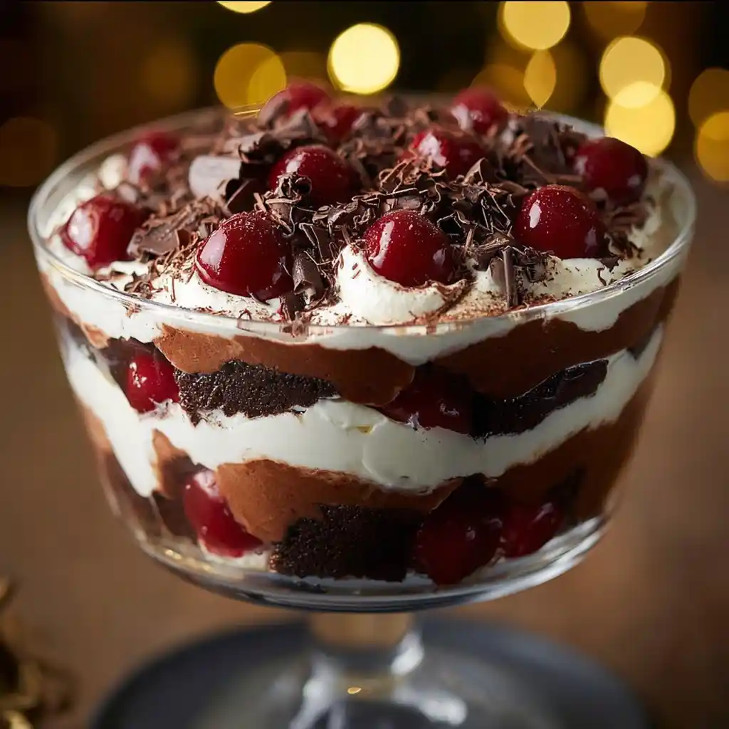 Black Forest Trifle Christmas Recipe