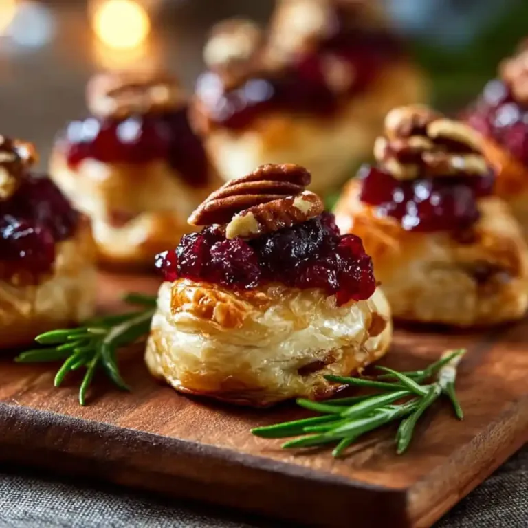 Cranberry Brie Bites