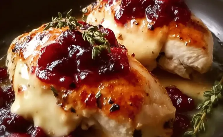 Cranberry Brie Stuffed Chicken for Unforgettable Holiday Dinners