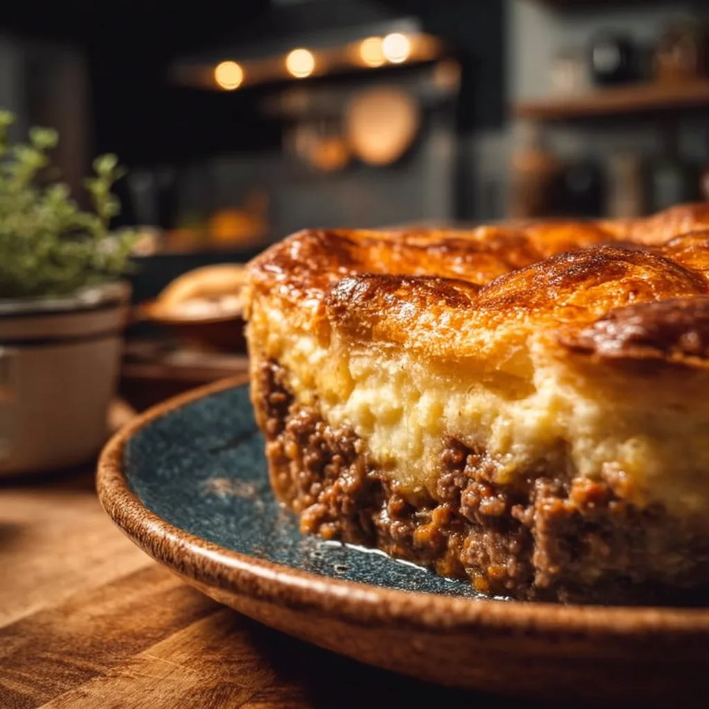 Cheesy Beef Pie