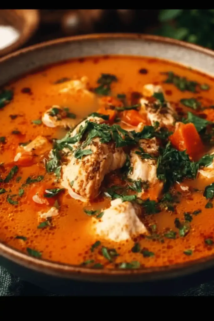 Delicious Paprika Chicken Soup 