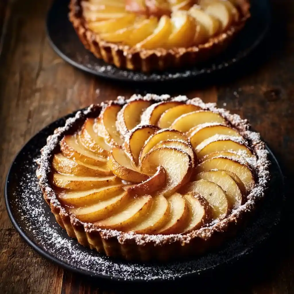 Irresistible Quince and Pear Tart with Sweet Cream Ice Cream
