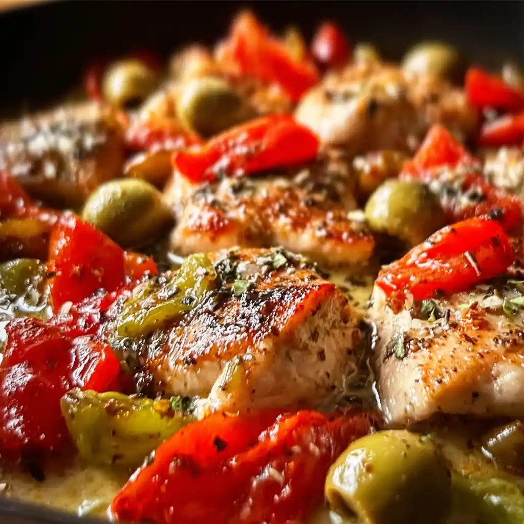 Flavorful Pepperoncini Chicken Skillet recipe