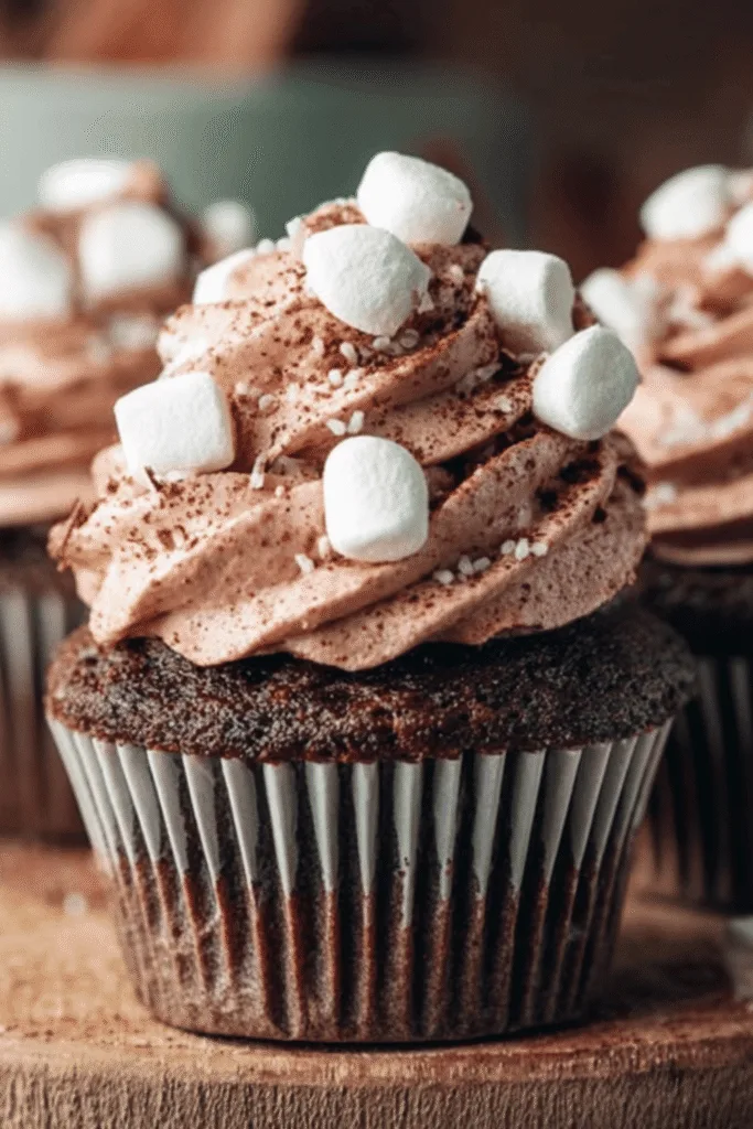 Hot Chocolate Cupcakes Easy recipe