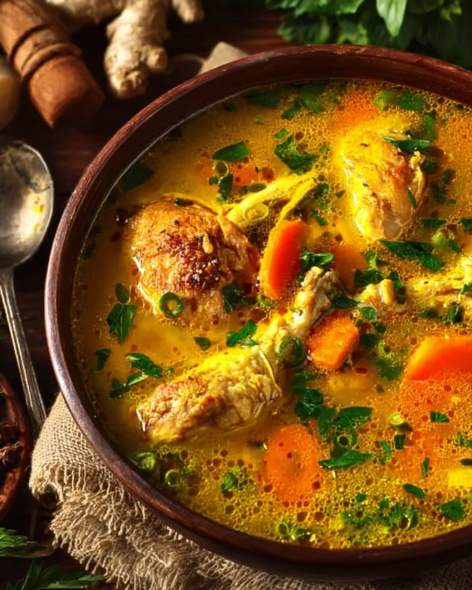 Turmeric Chicken Soup