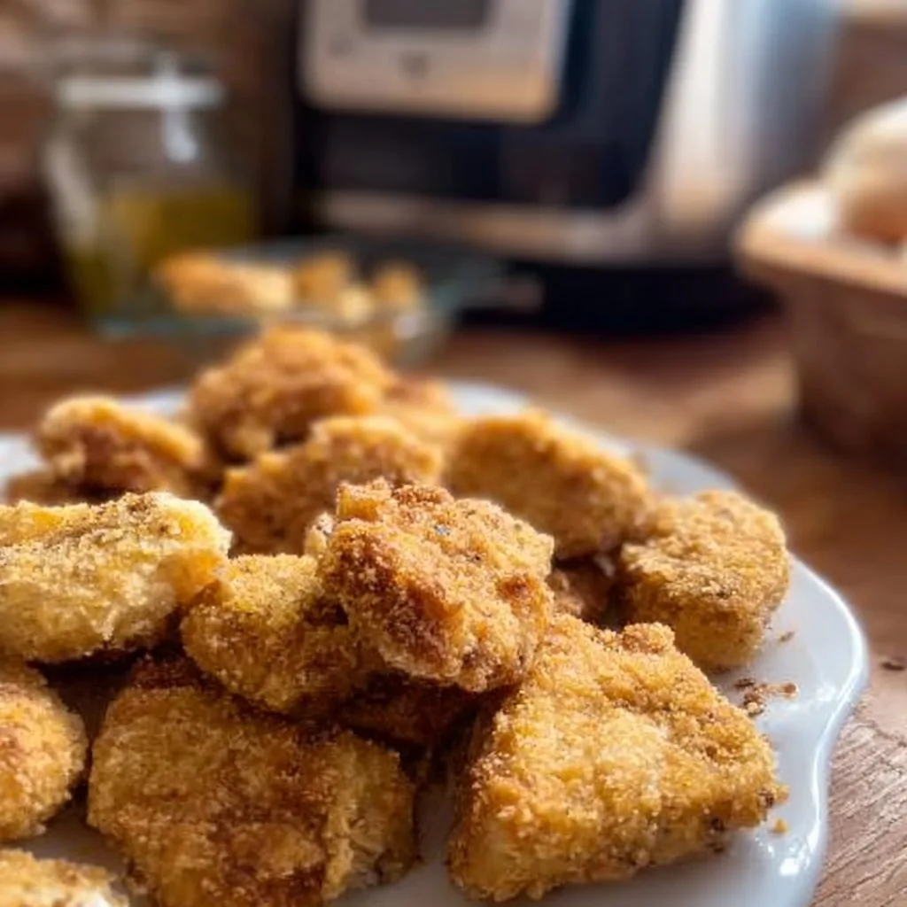 Air Fryer Crispy Catfish Nuggets