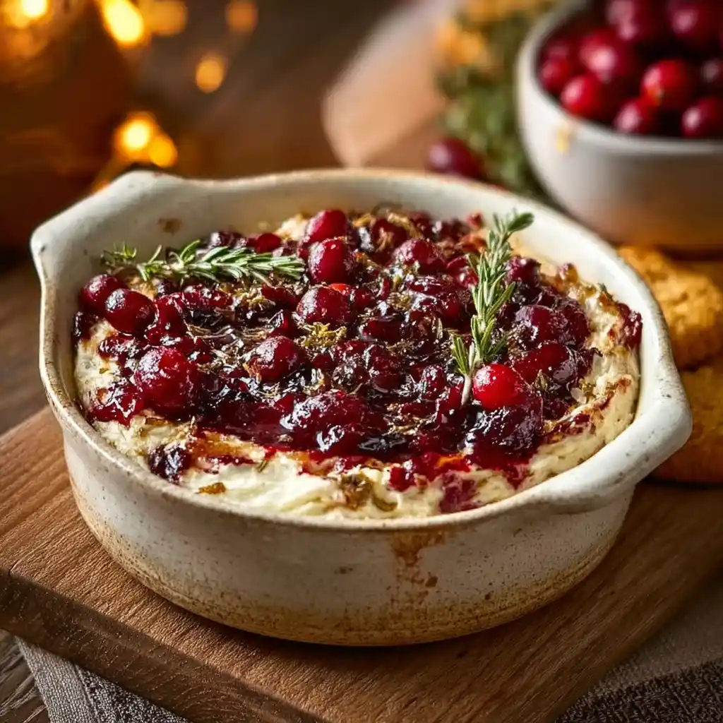 Quick Cranberry Sauce Cream Cheese Dip