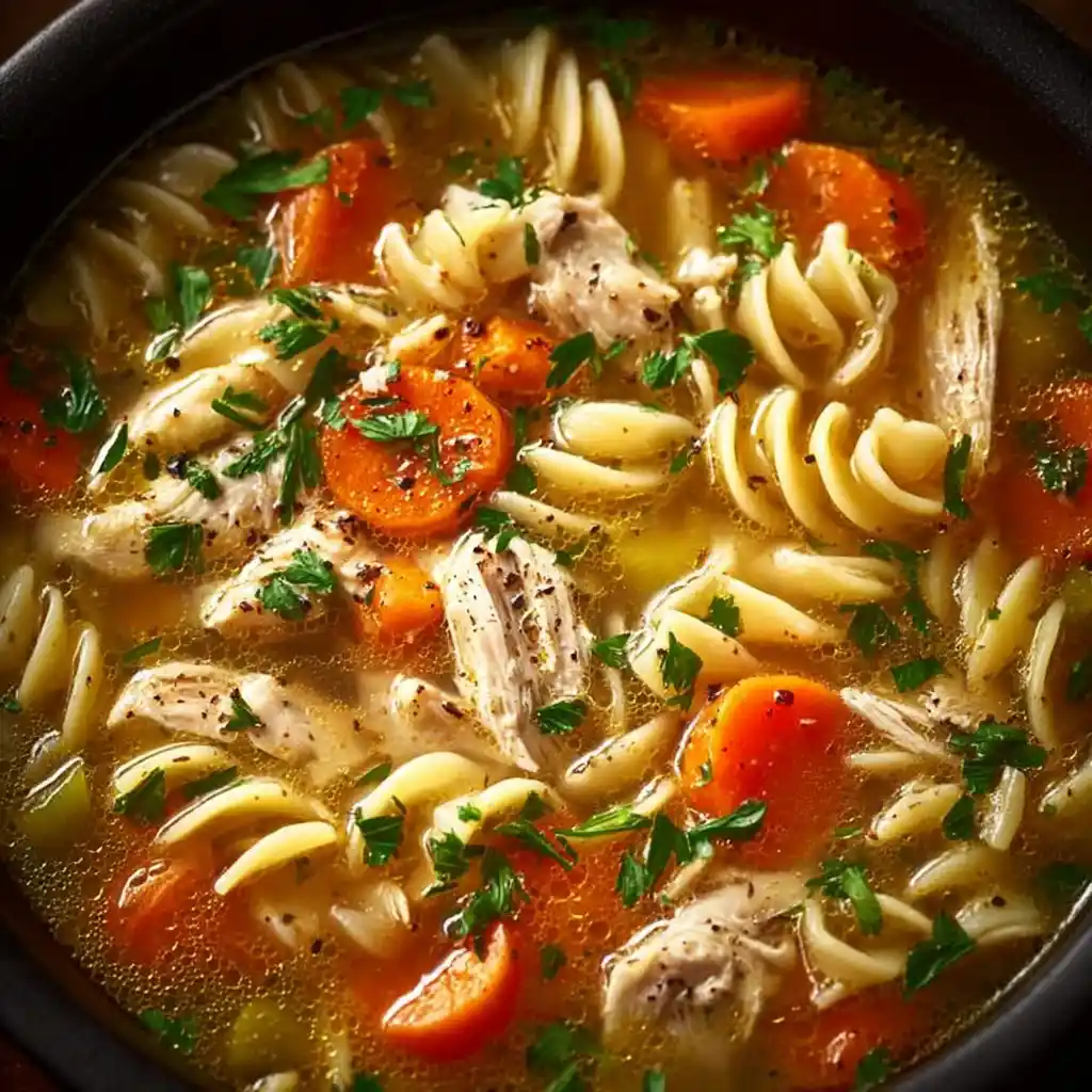Slow Cooker Chicken Noodle Soup quick recipe