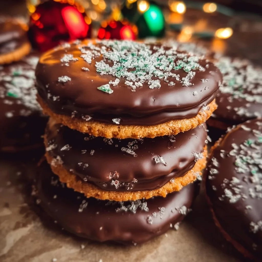 Thin Mint Ritz Cracker Cookies