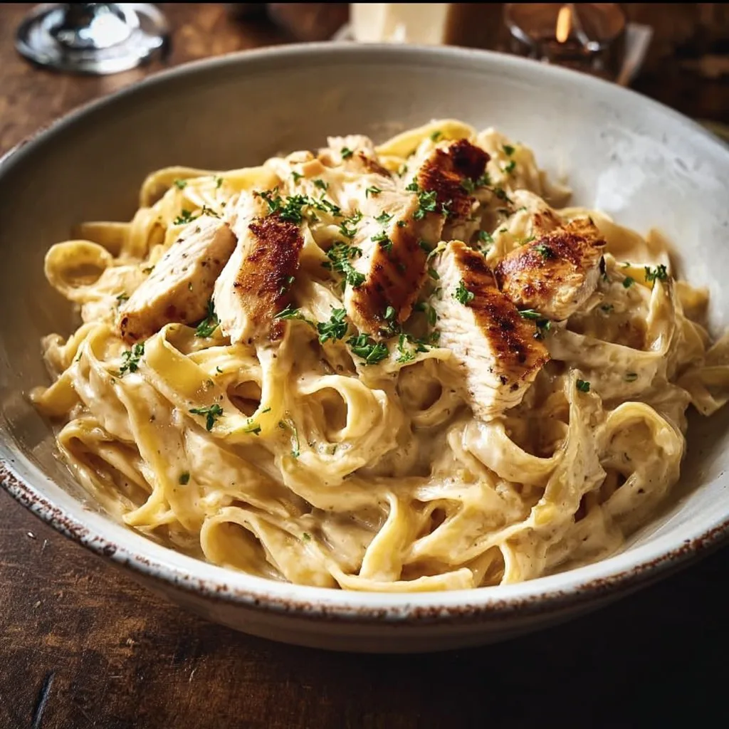 Cajun Chicken Alfredo Fettuccine