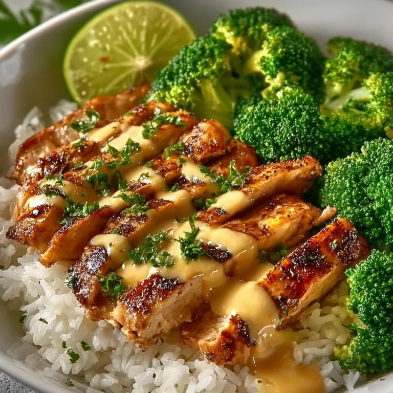 Healthy Chicken & Broccoli Bowls filled with tender chicken and vibrant broccoli.