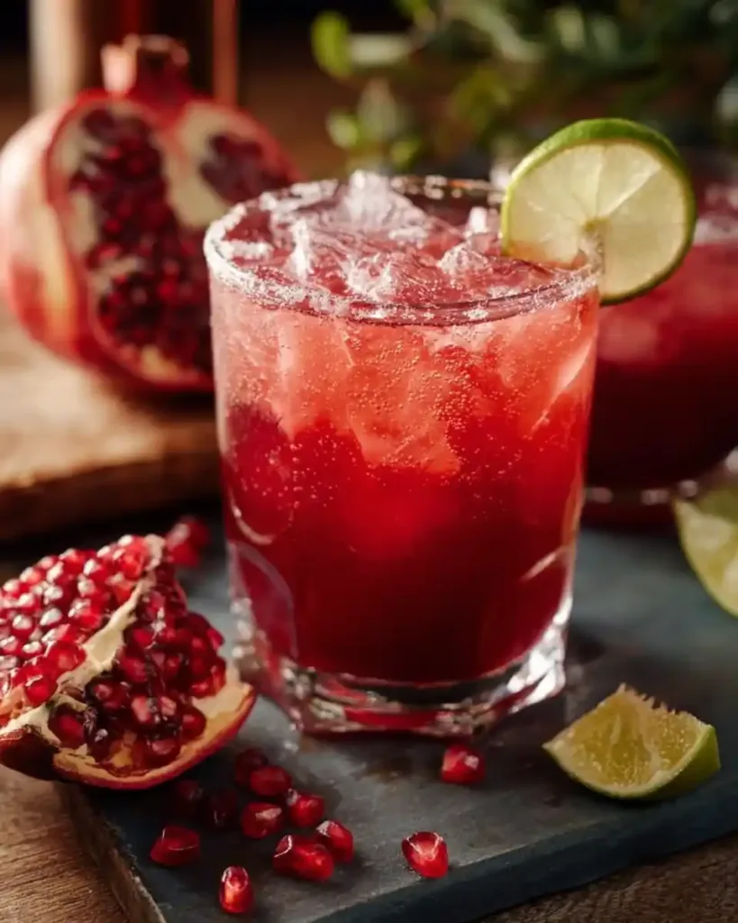 easy Pomegranate Paloma