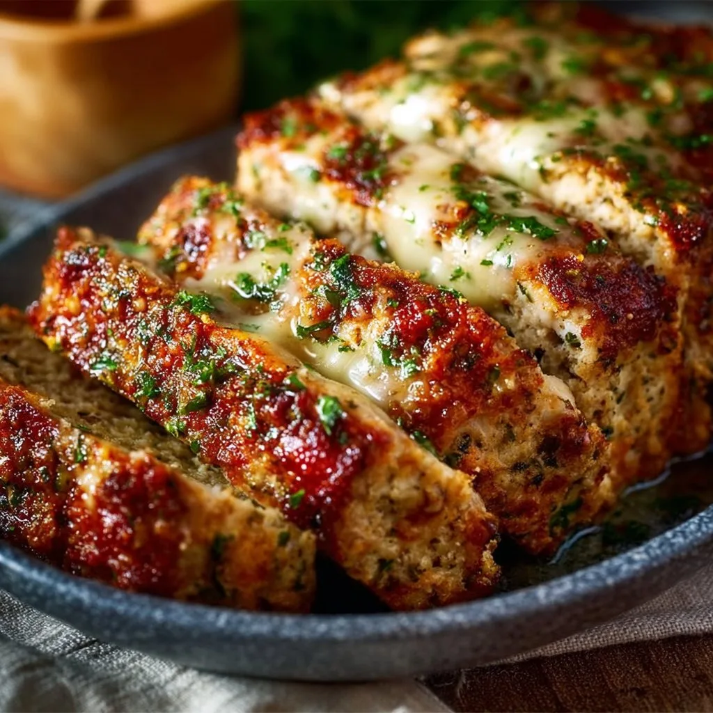 Italian-inspired Chicken Meatloaf