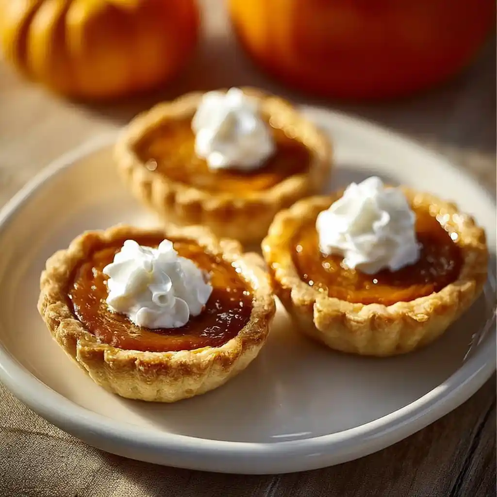 mini pumpkin pies easy recipe