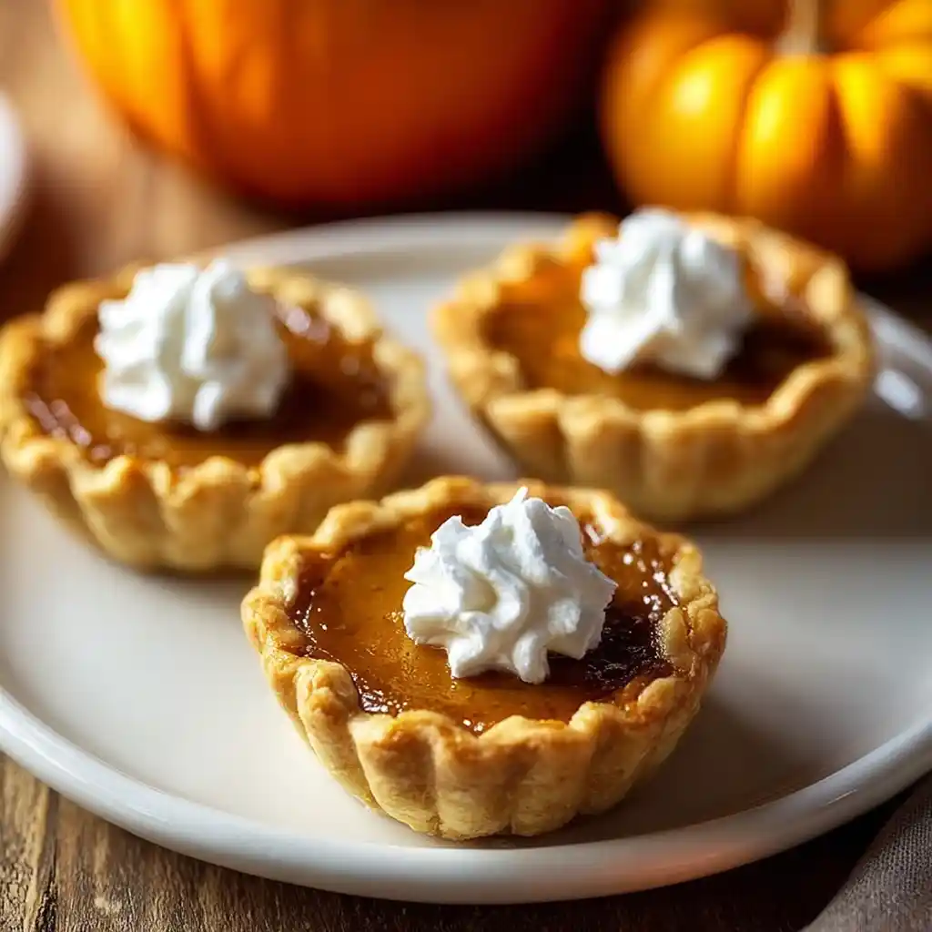 mini pumpkin pies recipe