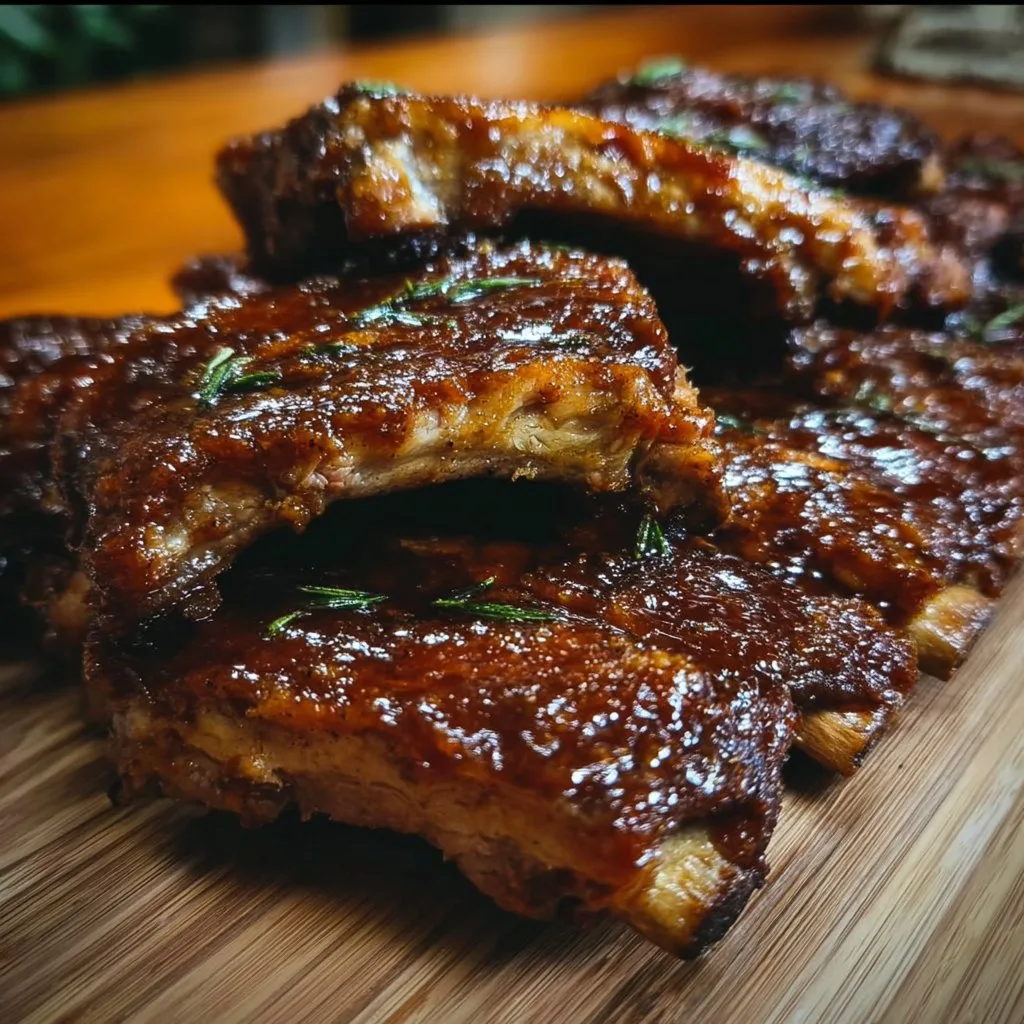 Sweet-Tangy Beer-Braised Baby Back Ribs