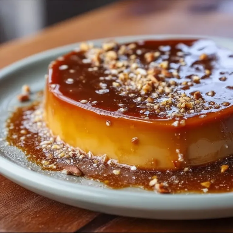 Rich creamy caramel sauce in a glass jar, perfect for desserts.