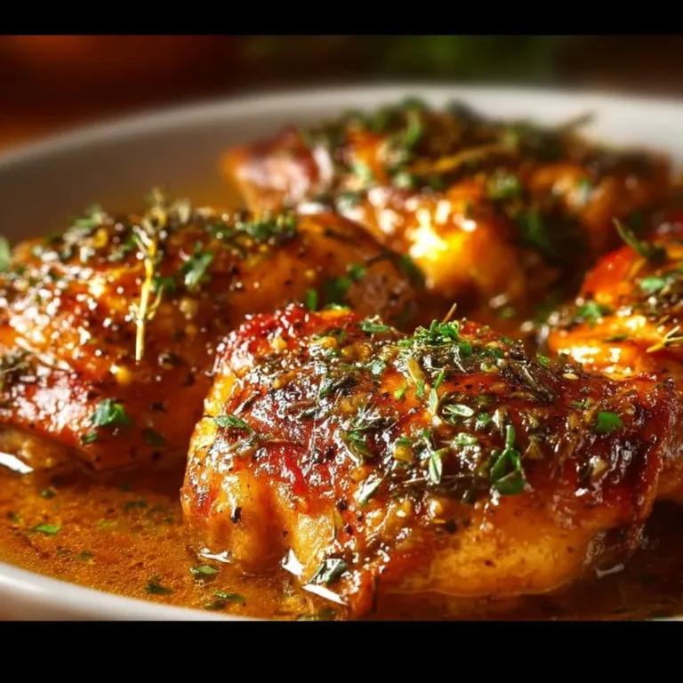 Delicious slow cooker boneless chicken thighs served with vegetables.