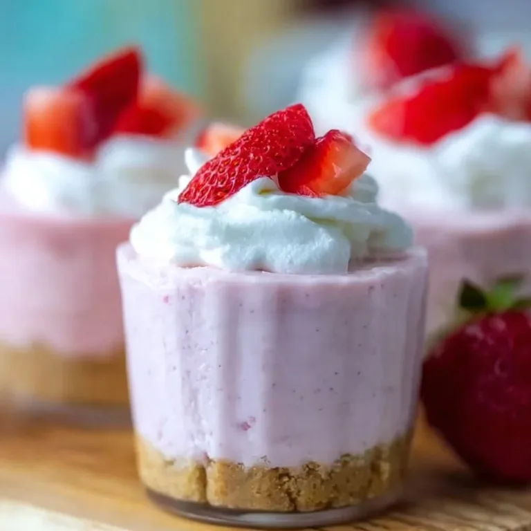Delicious homemade strawberry cheesecake with fresh strawberries and cream